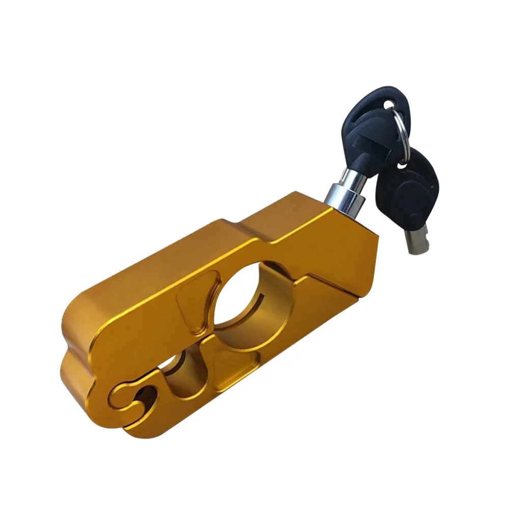 

CNC Motorcycle Aluminum Alloy Anti-Theft Brake for Motorbike Scooter ATV Handlebar Horn Lock Universal Disk Lock