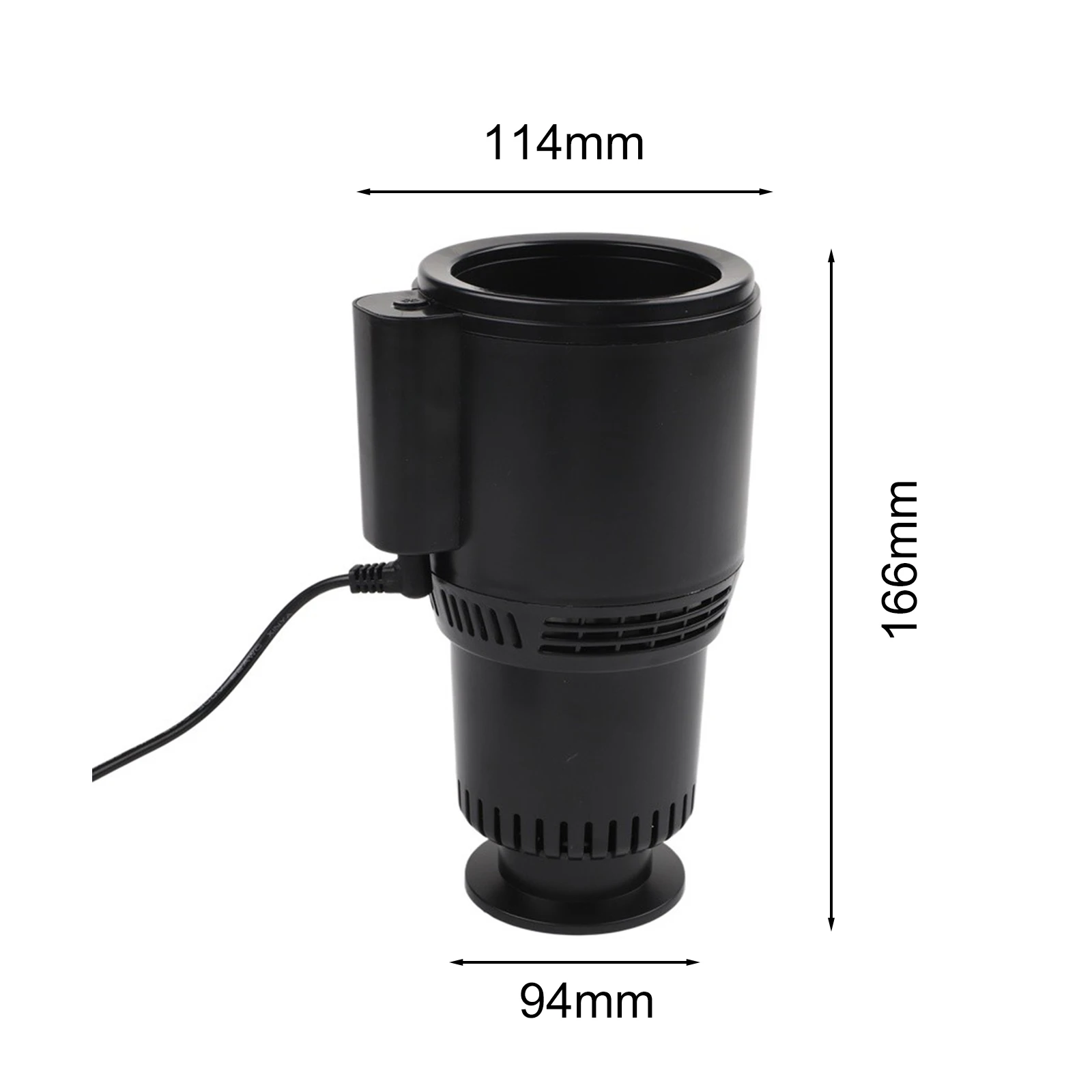 1 PCS 2-in-1 Car Cup Holder Cooler And Warmer, Portable Heating Cooling Beverage Container For Auto Office Travel