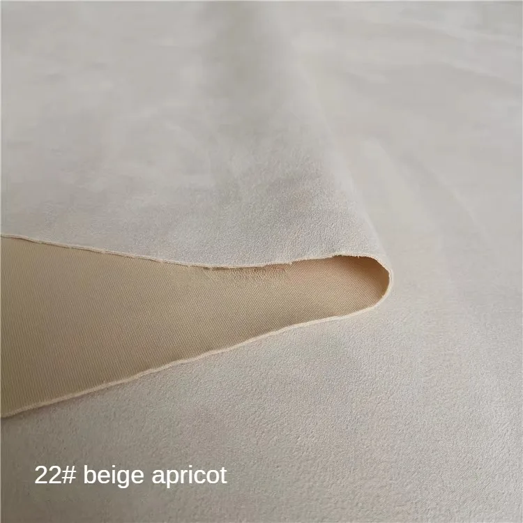 Thickend Brushed Sofa Suede Fabric By Meters for Clothing Skirts Curtains Sewing Elastic Plain Fashion Smooth Drape Textile Soft