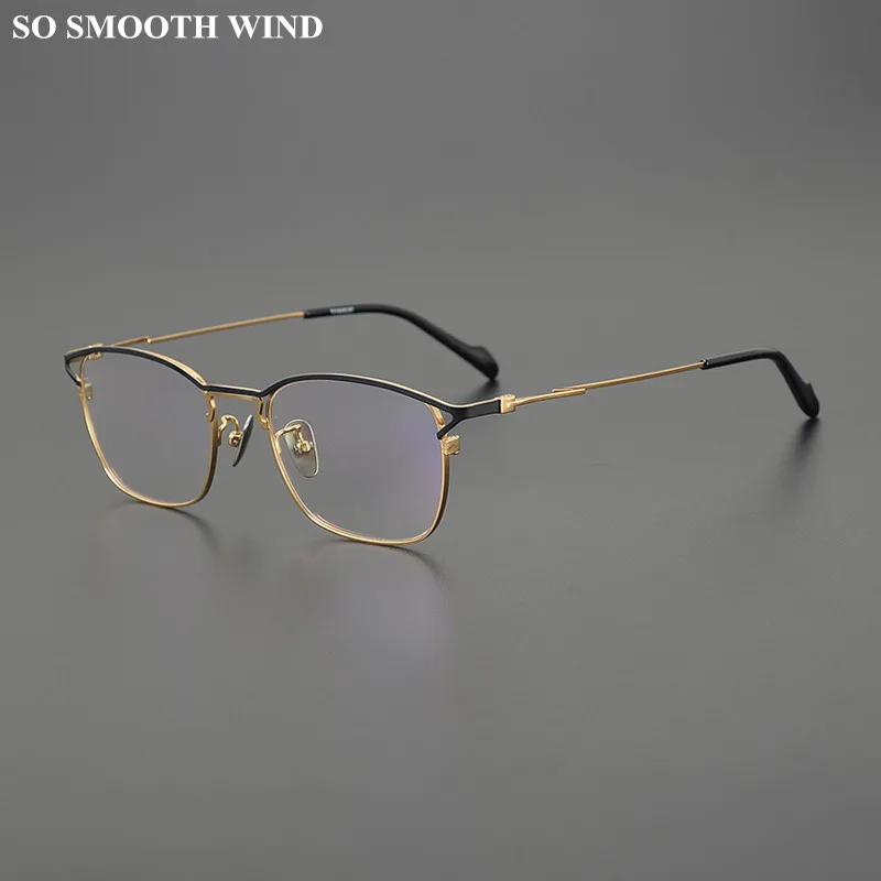 

Ultralight Titanium Glasses Frame Men Square Business Spectacle Optical Eyeglasses Women Myopia Prescription Frames High Quality