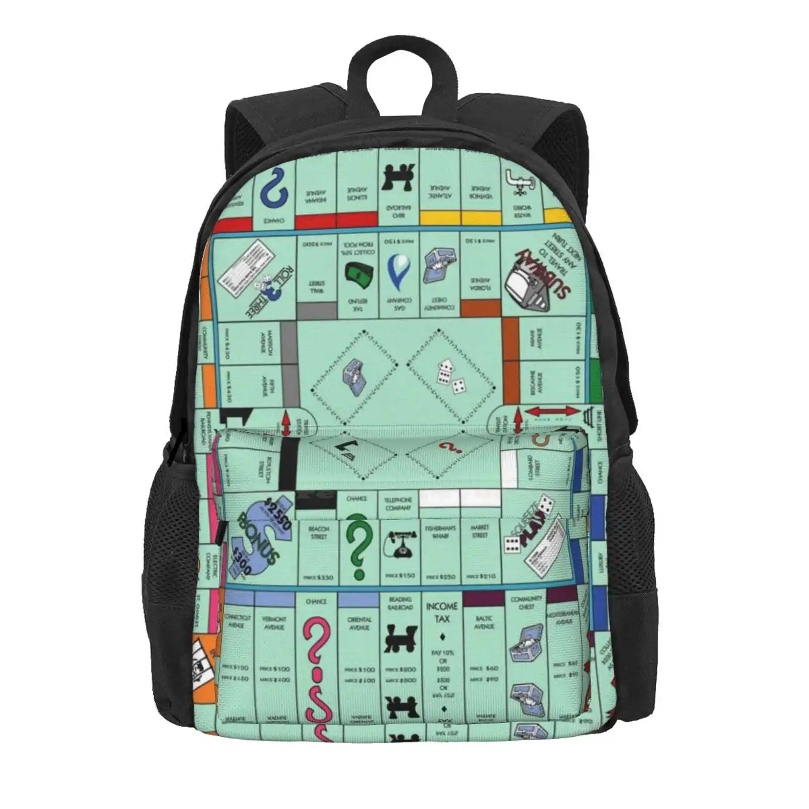 Board Hot Sale Schoolbag Backpack Fashion Bags Alec Money Games Bank Rich Anime Cartoon Cimax Alalf