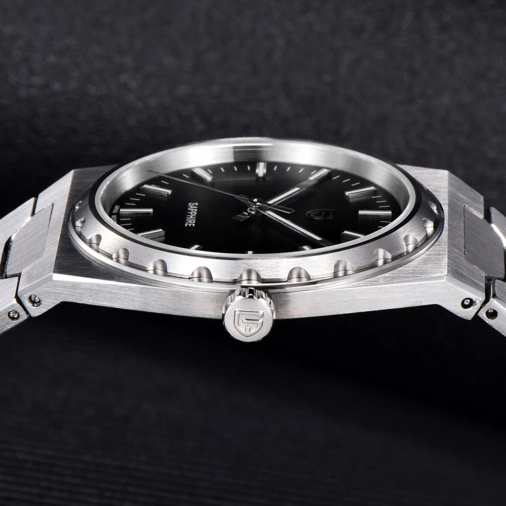 PAGANI DESIGN 2025 New Men Quartz Watch ultrathin 7mm 222 Stainless Steel Sapphire Crystal Waterproof 100m Reloj Hombre PDYS020