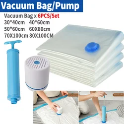 Folding Compressed Bag Electric Pump Mini Vacuum Sealer Machine Space Saver For Blankets Clothes Pillows Organizer Reusable