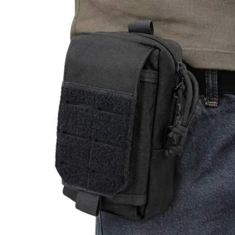 1000D Tactical Molle Pouch Mobile Phone Bag Case Waist Bag Tactical Men EDC Tool Bag Vest Pack Purse Hunting Compact Bag