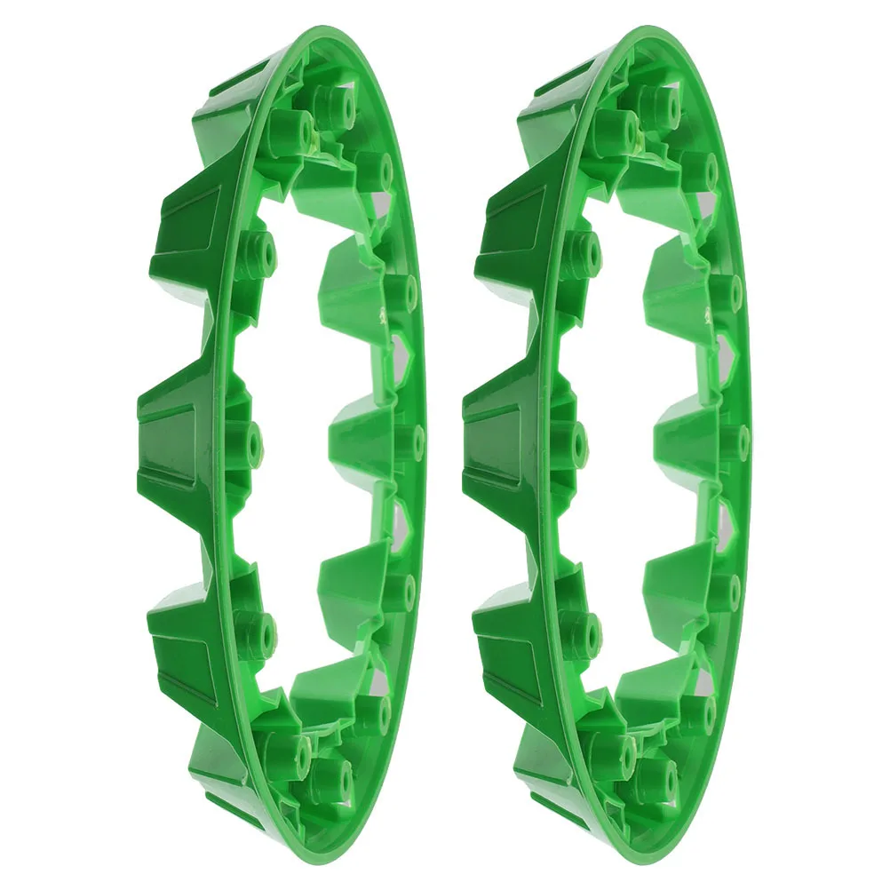 2 قطعة Atv محور عجلات يغطي 10 بوصة على الطرق الوعرة أنيق حافة حامي مقاوم للماء دائم البلاستيك تقليم اكسسوارات Atv Hub يغطي #2