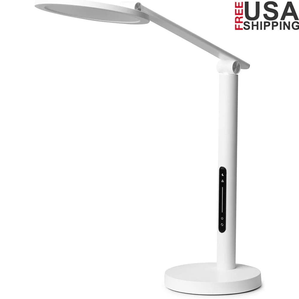 

LED Desk Lamp with USB Port Eye-Caring Dimmable Architect Light Home Office Study Nightstand and Reading Adjustable Brightness