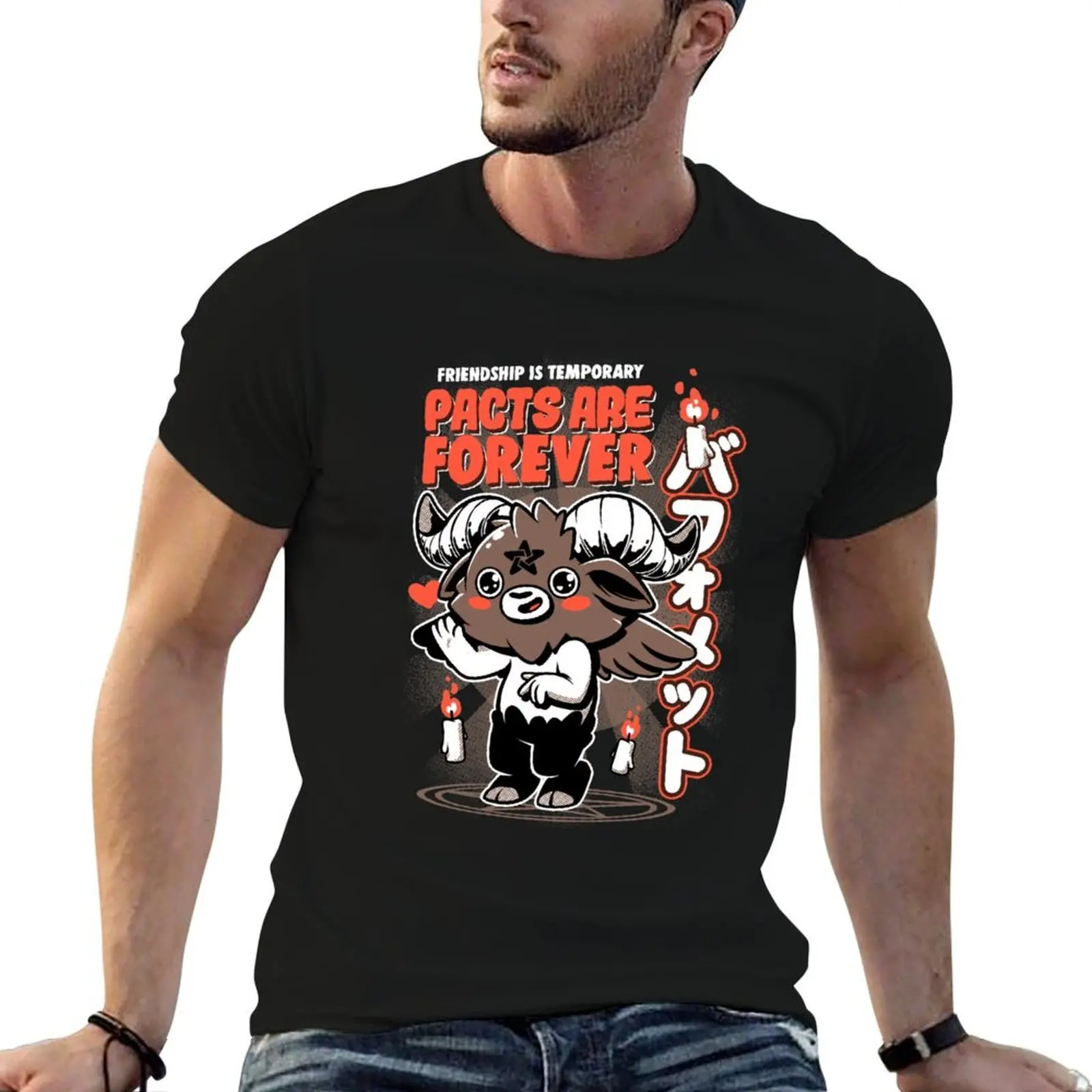 

Black Pacts Are Forever T-Shirt t shirt man cotton t shirt men 100% cotton luxury brand T-Shirt
