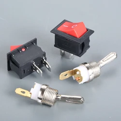 2Pcs Saw Chain Flameout Turn off Toggle Switch for 4500 5200 5800 or 2500 3800 6200 Chainsaw Parts Garden Power Tools