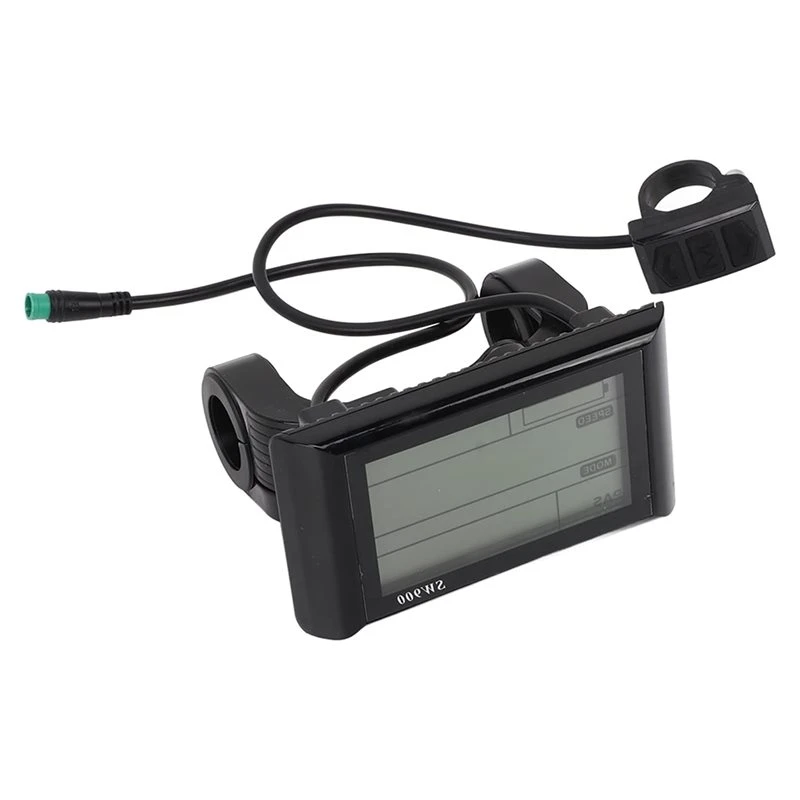 【Supernew】For Smart Control Panel Electric Bike LCD Display, 5 Pin SW900 Waterproof Battery Meter With Real-Time Power Tracking