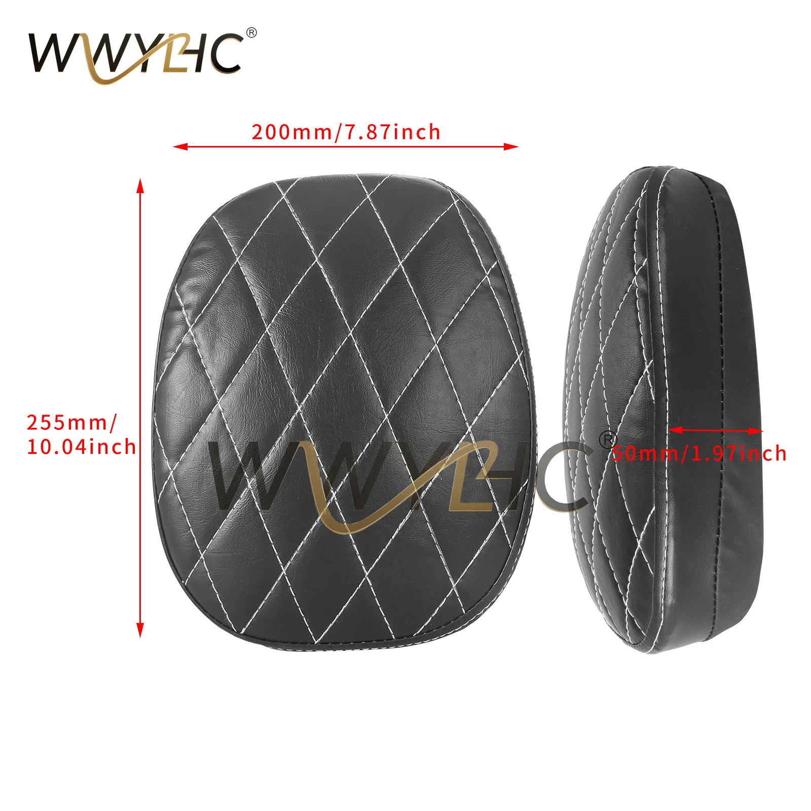 Suitable for Modifying XL883X4 Rear Seat Bag, Modifying Accessories, Front and Rear Seat Cushions, Motorcycle Leatherstriped