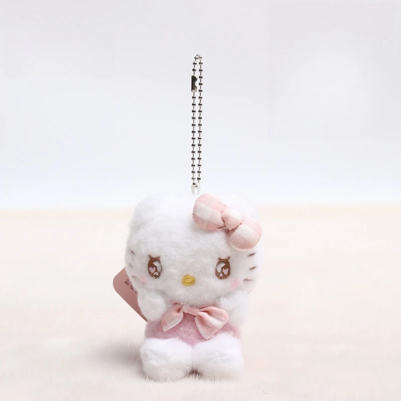 Breloczek Pluszowy Hello Kitty Kawakii, Uroczy Kreskówkowy Melody Kuromi, Ozdoba do Torby, Prezent