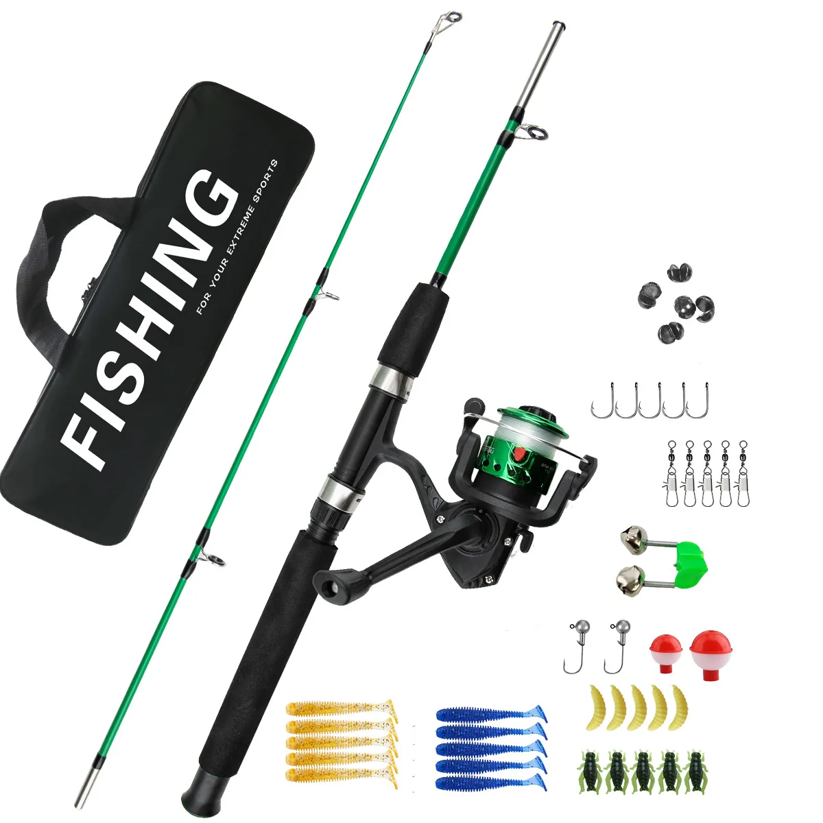 2 Sections Ice Fishing Rod Com - огляд і ціна Ice Fishing Reel