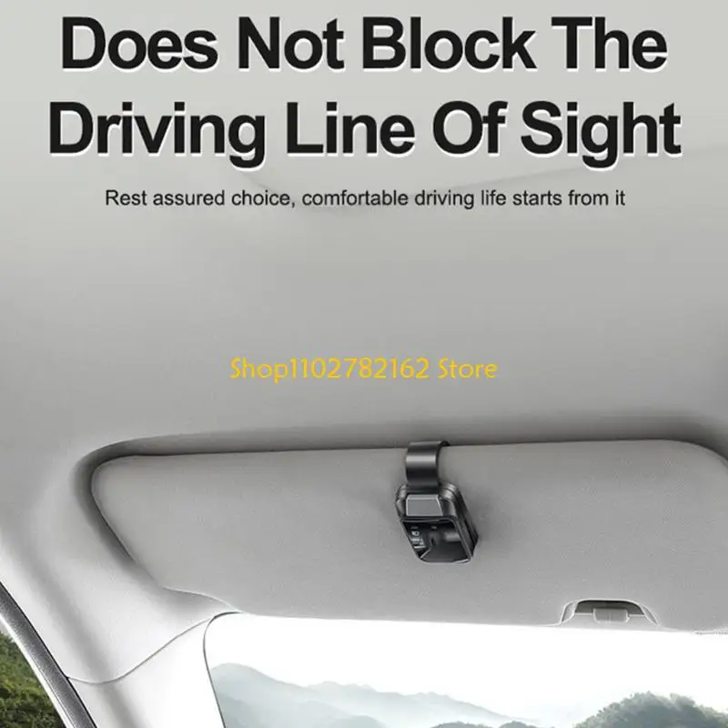 

547B Auto Interior Sunglasses Hanger Anti slip Eyewear Mount Sunglasses Storage Solution Provide Reliable Grip & Organization