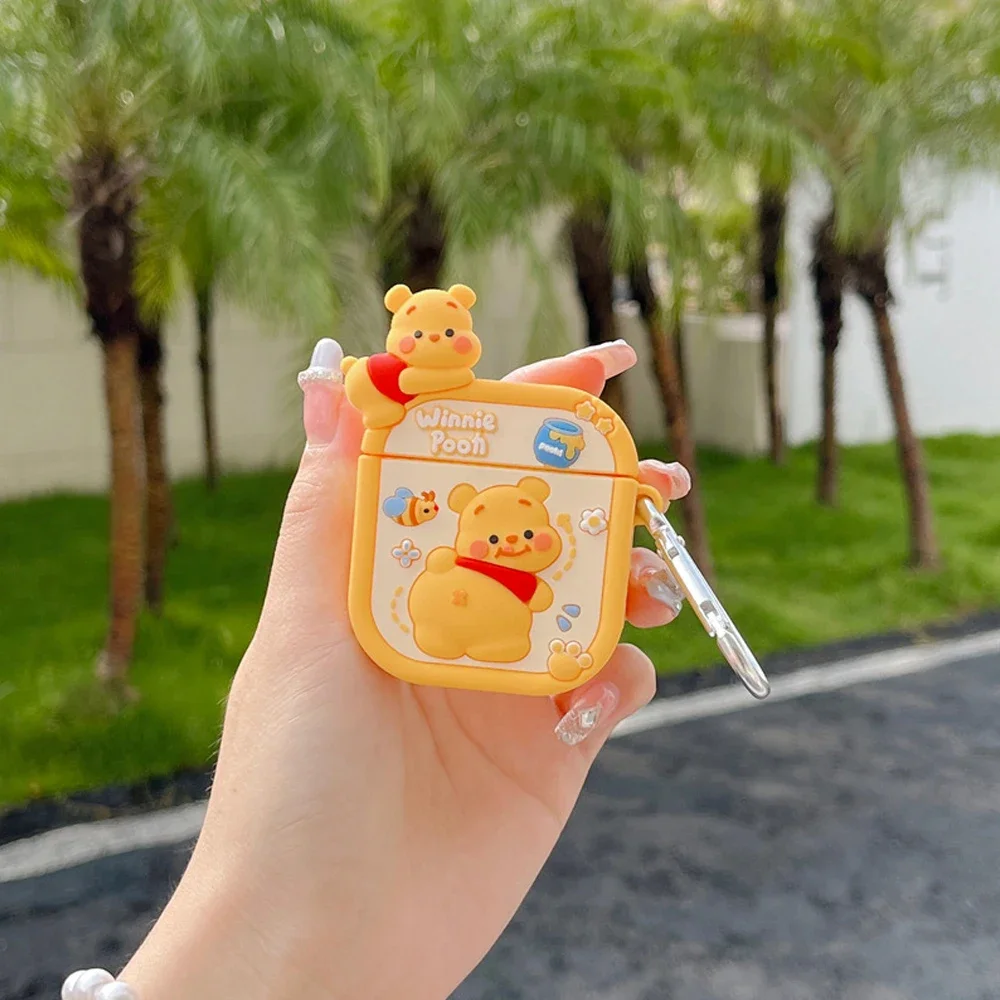 3D Silicone Earphone Case for Apple AirPods 1 2 3 Pro Case for AirPods Pro2 Cute Cartoon Anime Earphone Case Charms Accessories