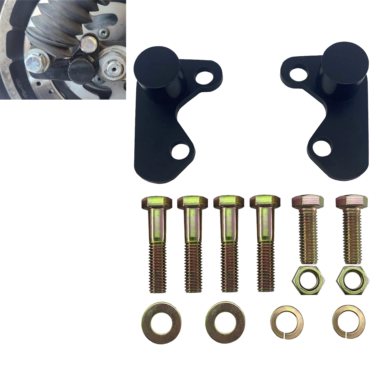

2" Rear Shock Lowering Block Kit For Harley Touring With Coil Shocks & Air Shocks 2002-2023
