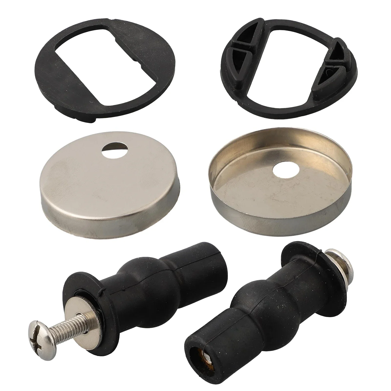 

2 Pcs Stainless Steel Toilet Top Fixed Hinges Soft Release Quick Release Replacement Fittings For Backmounted Wall Mounted