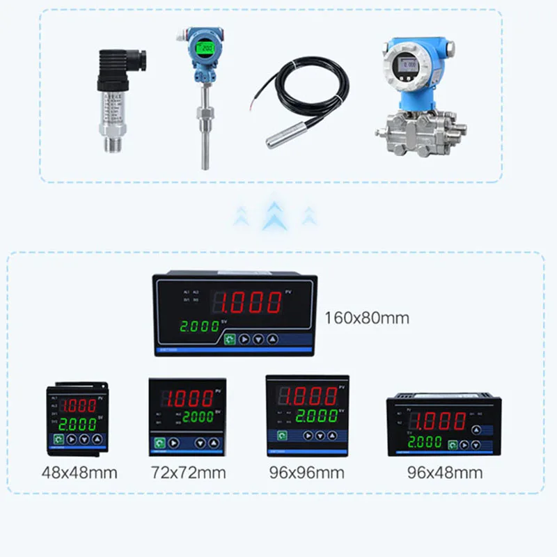 Intelligent digital pressure gauge pressure transmitter 4-20mA signal output PID digital pressure controller