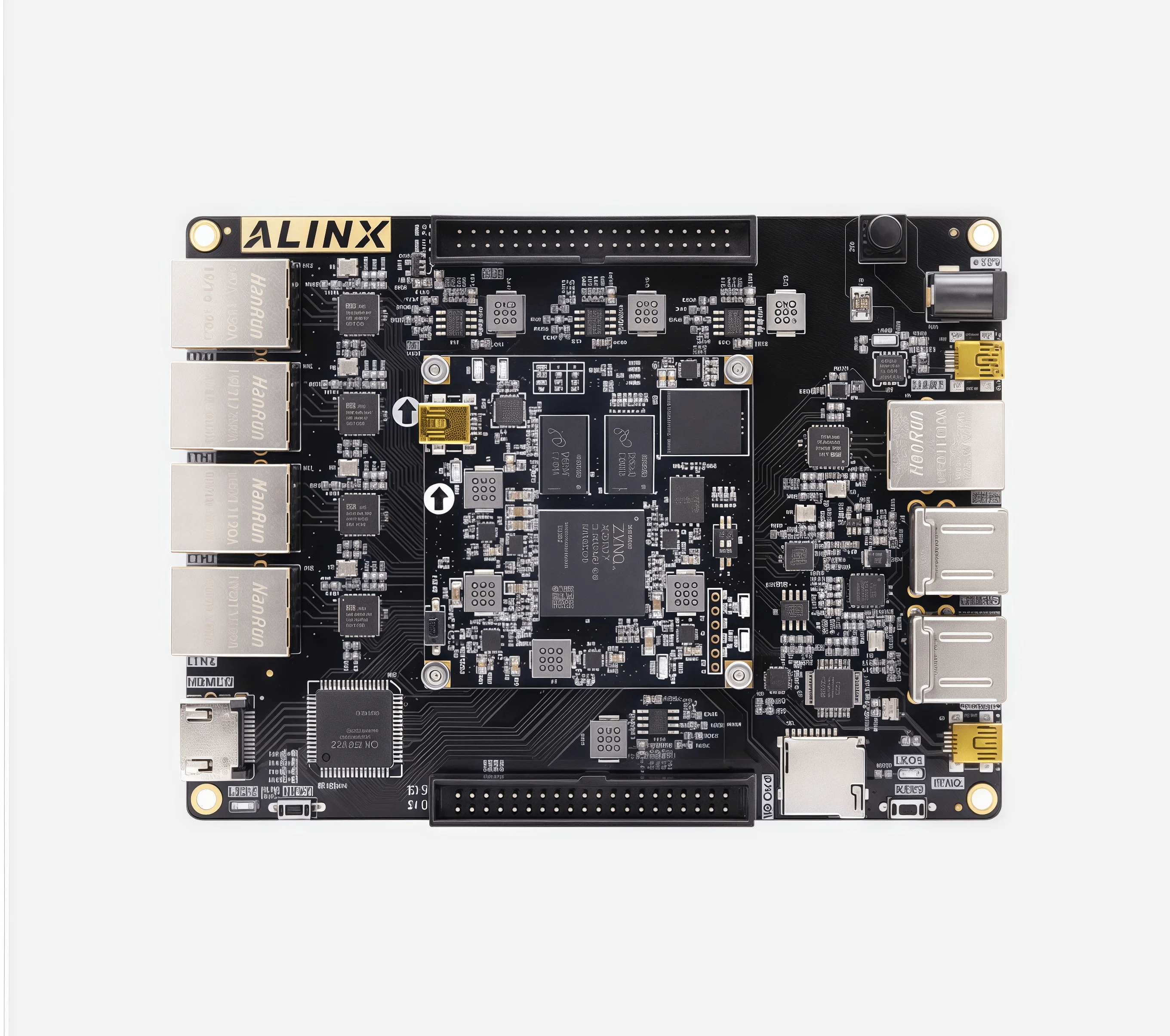 

XILINX ZYNQ7020 7000, многопортовая макетная плата FPGA XC7Z020 AX7021B