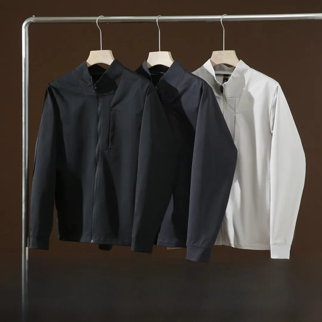 

Высококачественный мужской тюнер серии L с 3D пошивкой на открытом воздухе, дышащий, тихой, влагостойкий, воротник-стойка, осенний тюнер