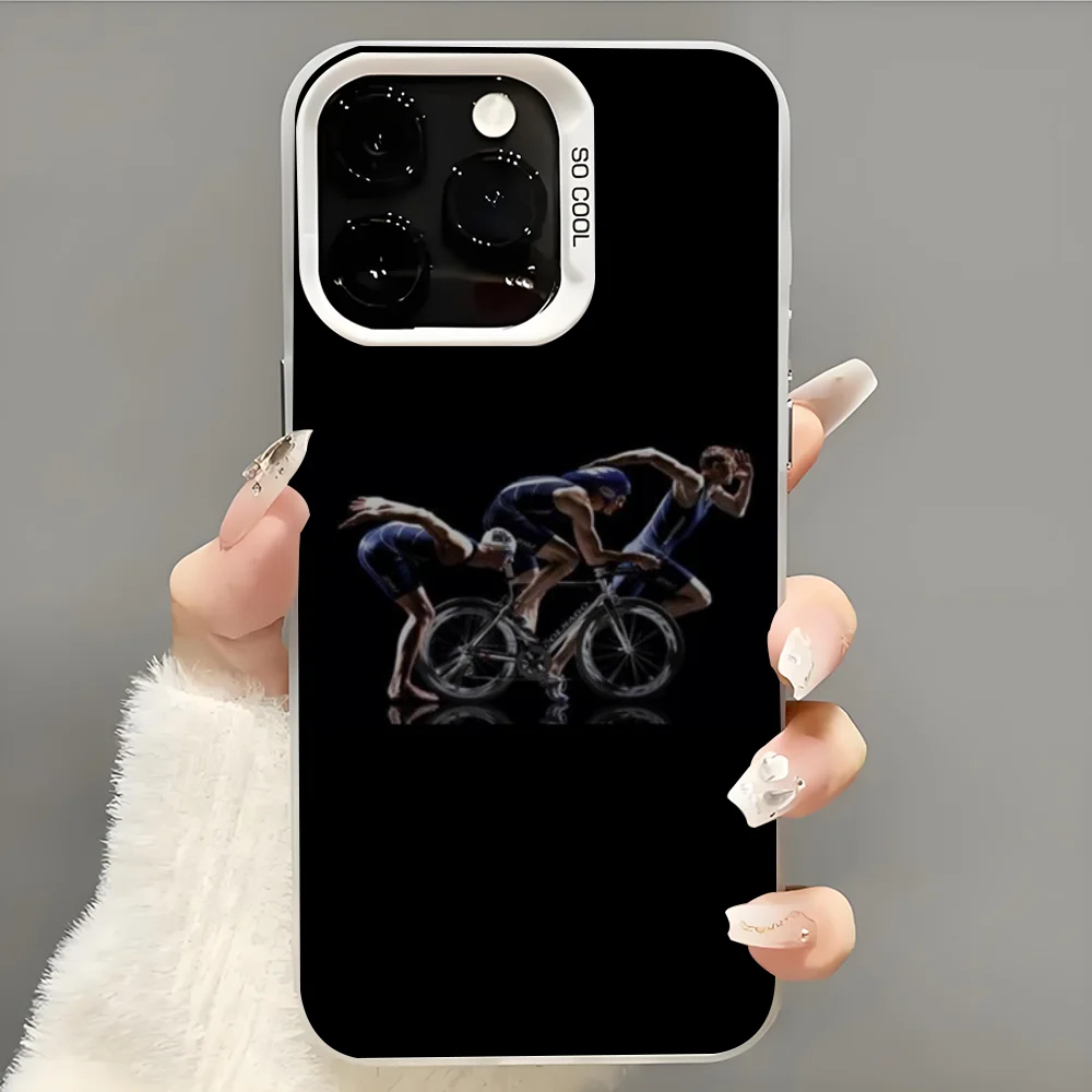 Triathlon Swim Bike Run Tri Life Phone Case Phone Case For iPhone 14 16 15 11 12 13 Pro Max Mini Plus Shockproof Cover - Image 2