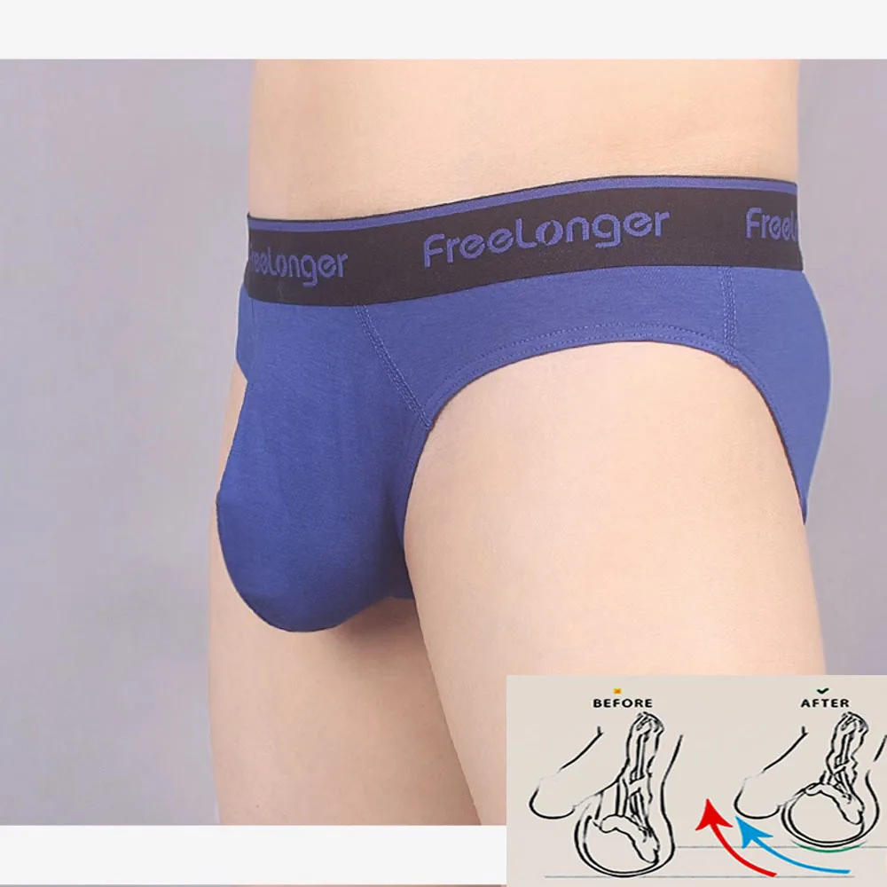 

Sexy Lingerie Cock Bag Gay Special U-convex Boxers Enhance Underpants Man Ultra-Low Briefs Elastic Super Big Penis Pouch Bulge