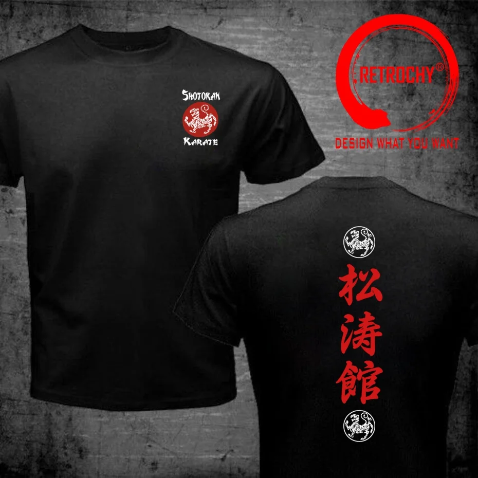 Funny Design Japan Martial Arts KICK Shotokan Karate  Shirt Men Fashion Trendy Casual Clothing Stylish Tops Tee Shirt Leisure Ts