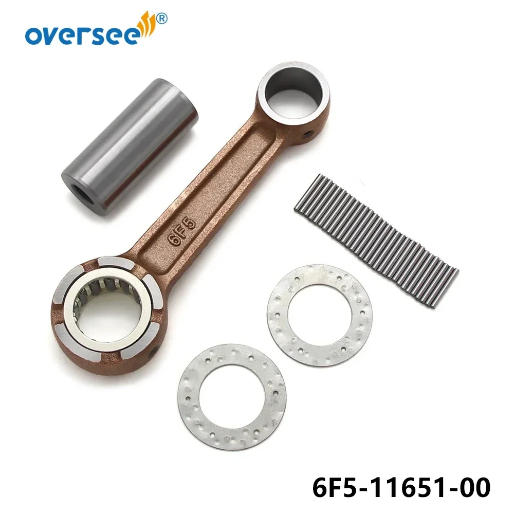 6F5-11651-00 Connecting Rod Kit for Yamaha Parsun 36HP 40HP Outboard Boat Engine Motor 40F 40G Model