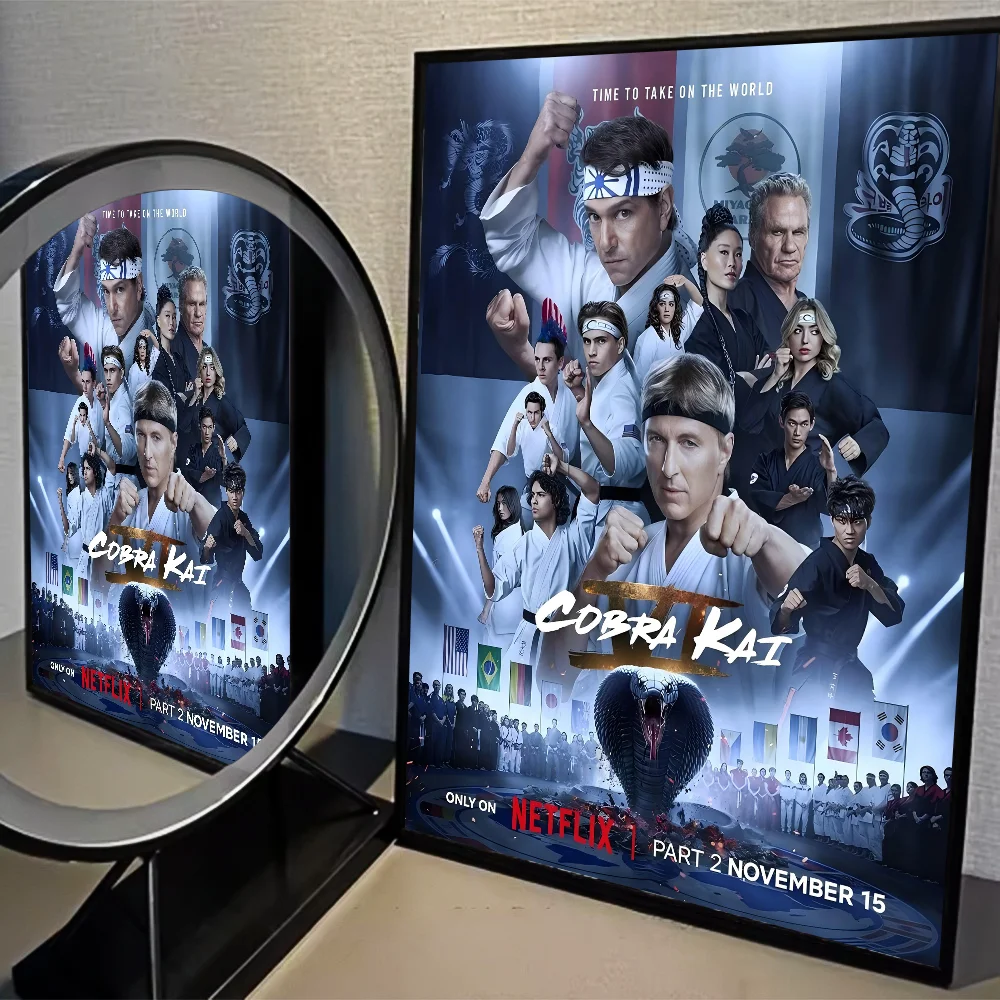 كوبرا كاي مطبوعات وملصقات ذات نوعية جيدة ملصق ورقي مقاوم للماء ملصقات حائط لبار القهوة #3