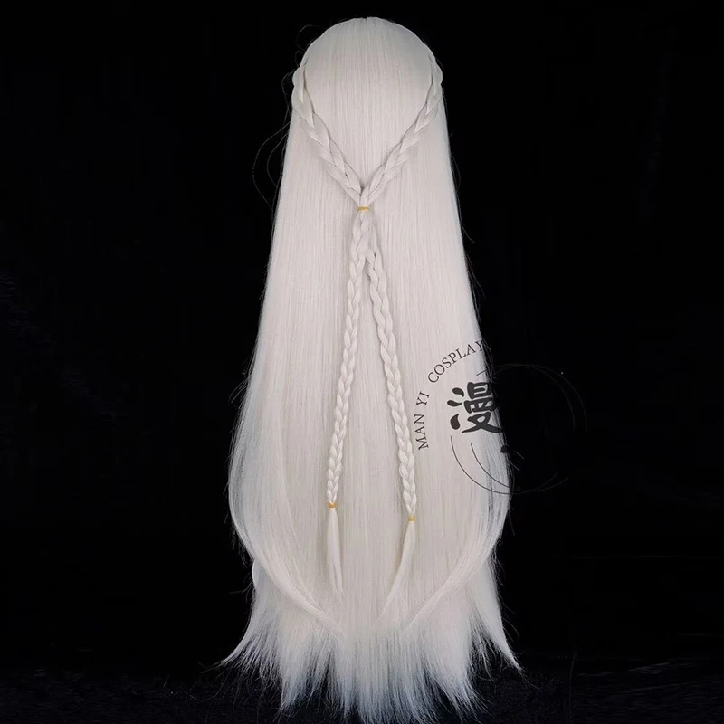 Parrucche Cosplay Istaroth Donne Mostra Genshin Impact Parrucca Cosplay 95 cm Resistente Al Calore Capelli Sintetici Parrucca Istaroth Del Partito + Protezione Della Parrucca