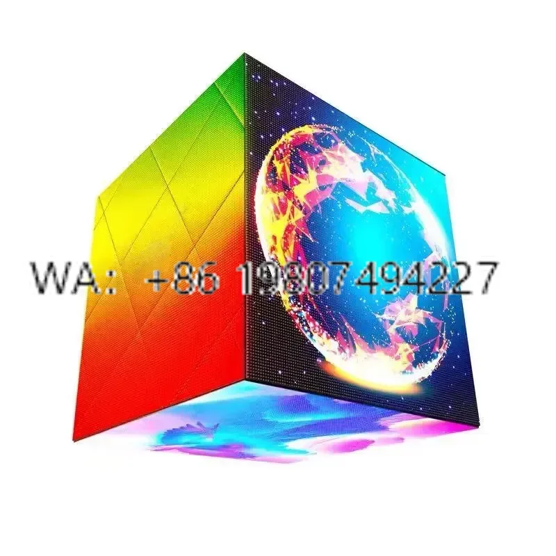 for Promotional Portable Building Big Interactive High Definition Fixed Indoor High Refresh Rate Cube Led Digital Floor