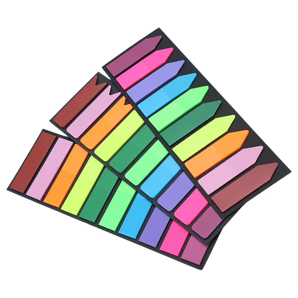 300 Pcs Self Adhesive Book Tabs Compact Page Markers Waterproof Transparent Writing Multi Function Student Bookmark