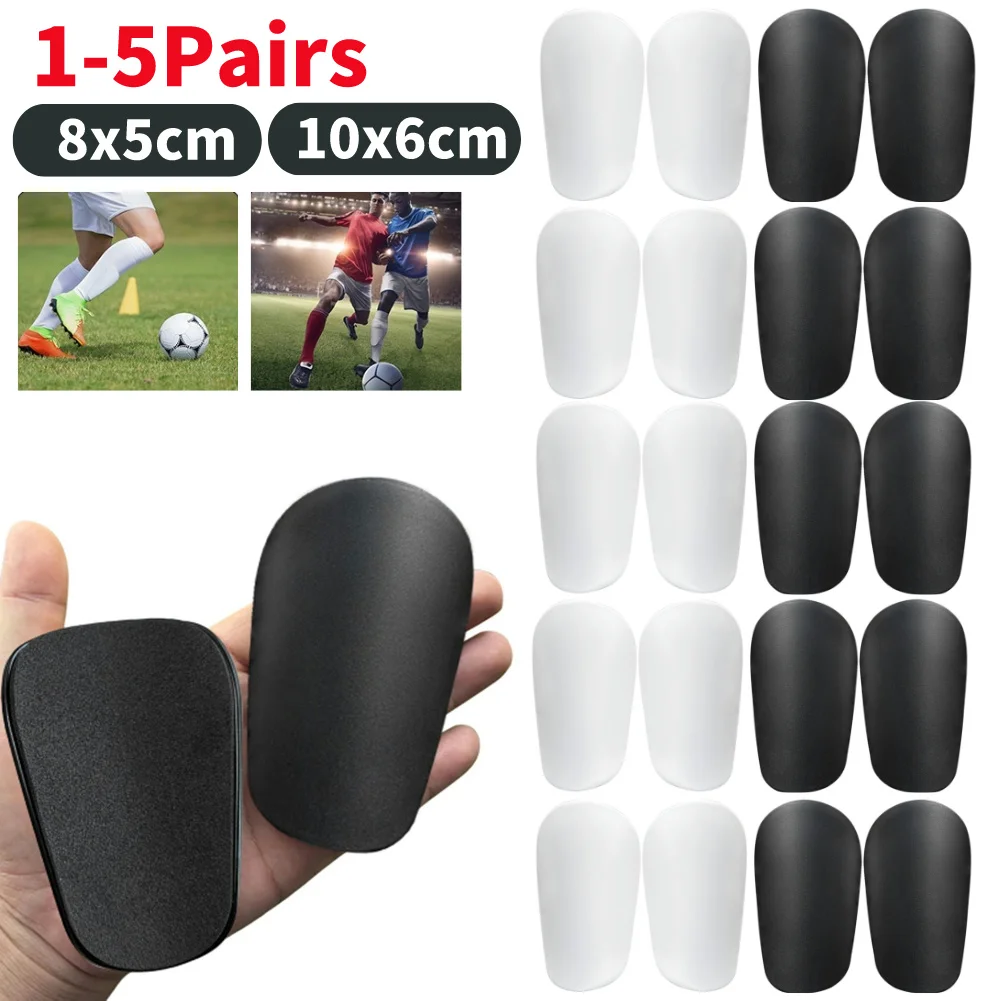 1-5 Pairs Mini Football Shin Pad Wear-resistant Shock Absorbing Leg Protector Lightweight  Football Soccer Training Shank Board