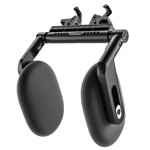 Imagen 2 del producto Cojín multifuncional para coche con doble gancho, reposacabezas para dormir lateral de espuma viscoelástica, almohada para el cuello del coche, reposacabezas para dormir