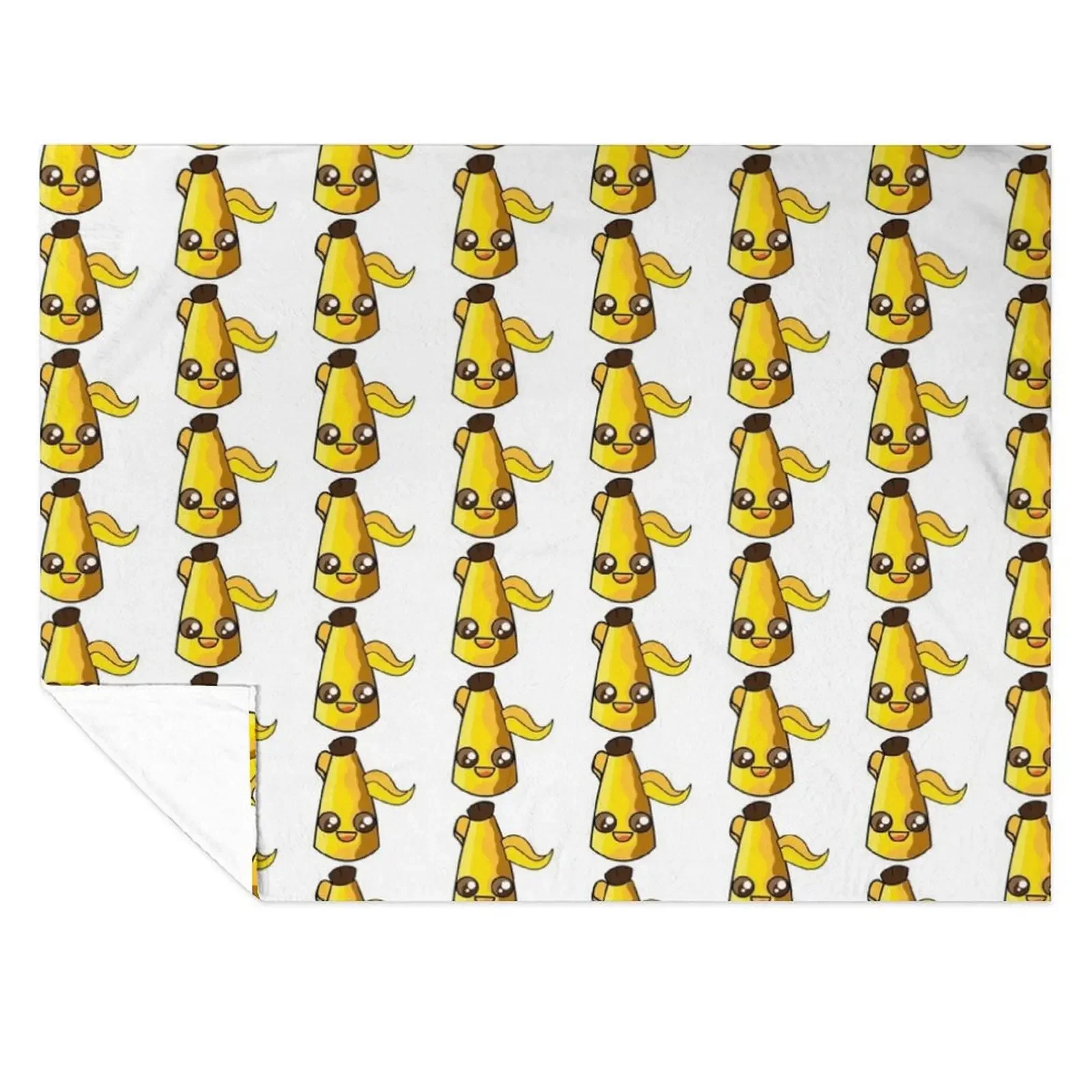 

Peely Character Illustration Throw Blanket Decorative Sofas Hair Custom Polar Blankets