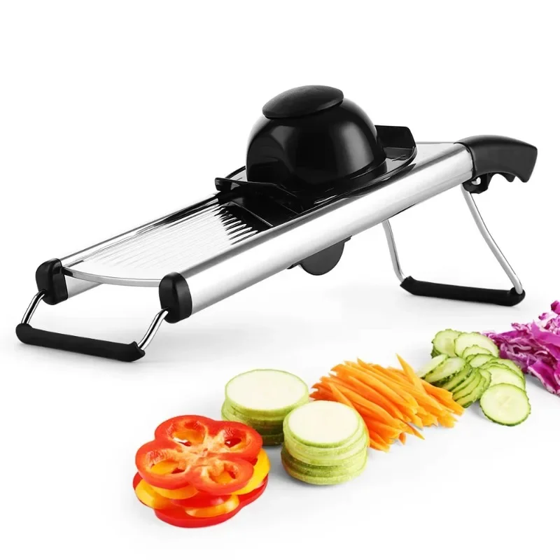 

304 Stainless Steel Professional Vegetable Slicer Grater with Blades Adjustable Cutter Vegetable Kitchen Accessories