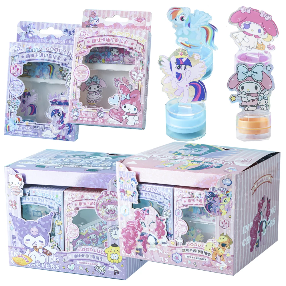 

Anime Cartoon Seal Sticker Combination Peripherals Cute Character Pattern Family Fun Creative Encourages Toys Children Gifts