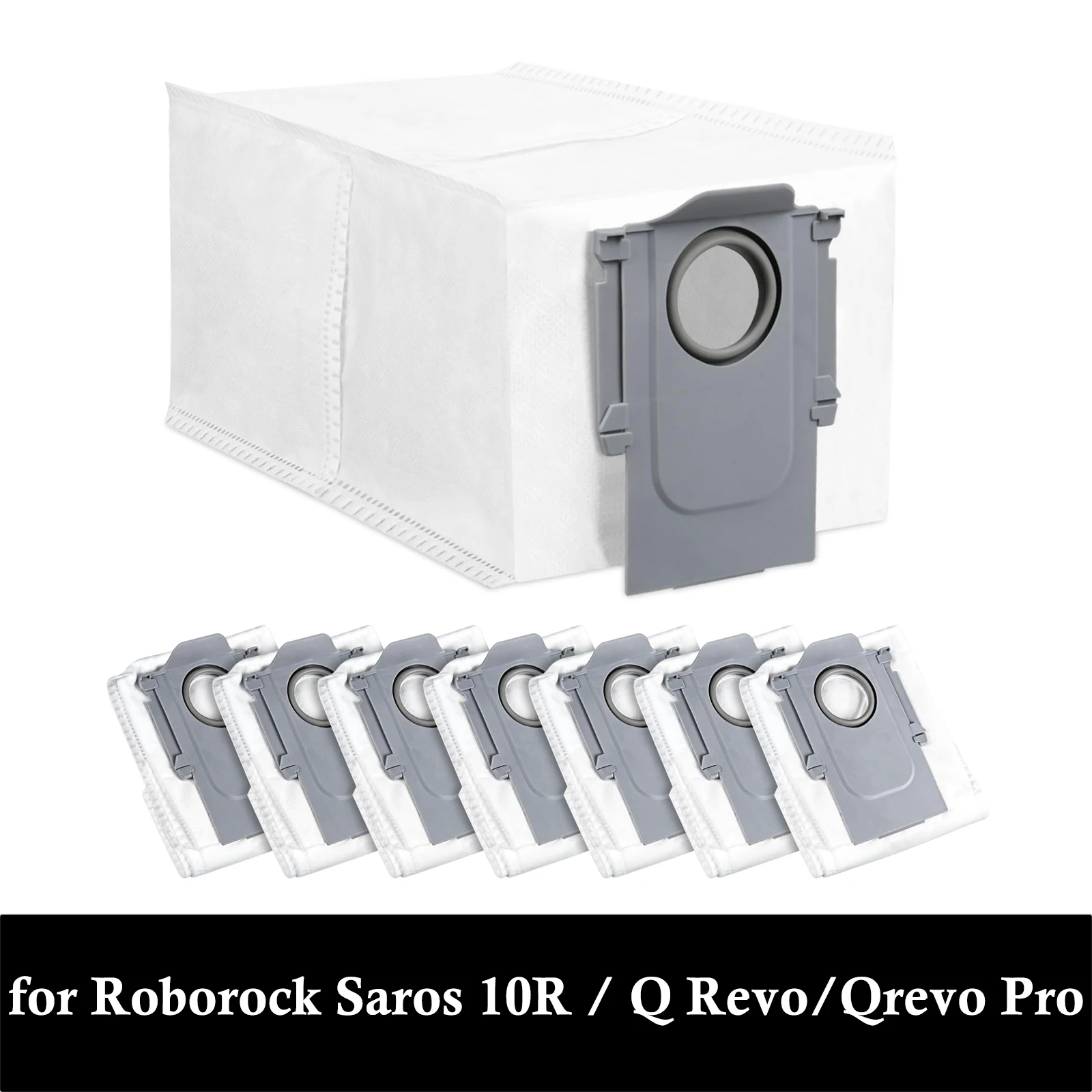 أكياس المكنسة الكهربائية لـ Roborock Saros 10R / Q Revo/Qrevo Pro/Qrevo MaxV/Qrevo Curv/Qrevo Master / S8 MaxV Ultra / S8 Max Ultra