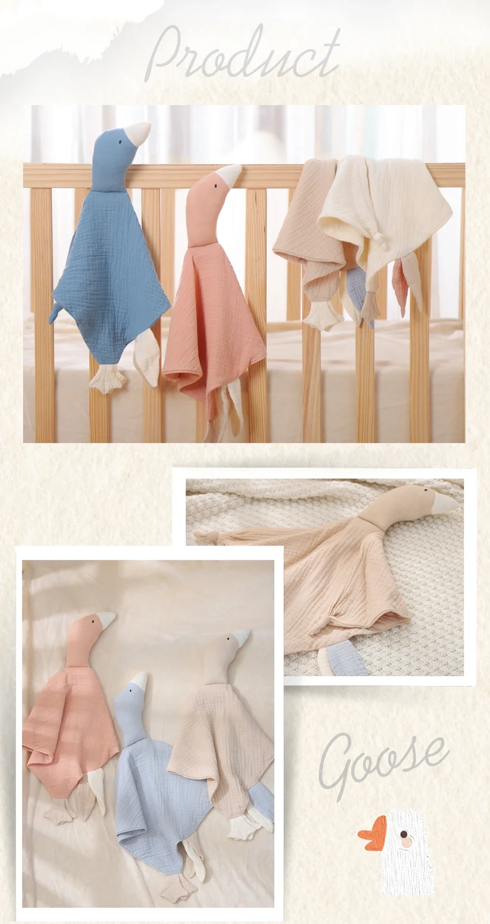 Kocyk z gazy dla noworodka, uspokajający, miękki, z organicznej bawełny, gąsienica, zabawka dla niemowląt, przytulanka, uroczy muślinowy kocyk bezpieczeństwa.