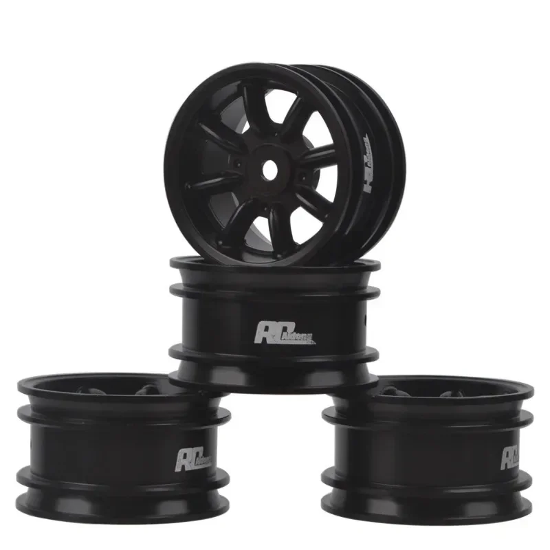 Aluminum Wheels Rims for 1/10 RC Car Tamiya Mini Cooper M05 Pro M06 M07 M08 M-Chassis SW-01 MF-01X MB-01 Upgrade Parts
