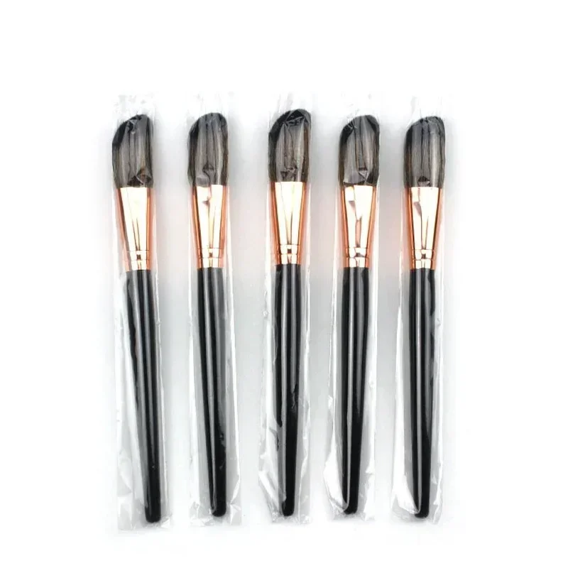 Ferramentas de pincel de maquiagem para contorno de bochecha facial, pó cosmético, base, blush - 1 peça de cabeça oblíqua angular