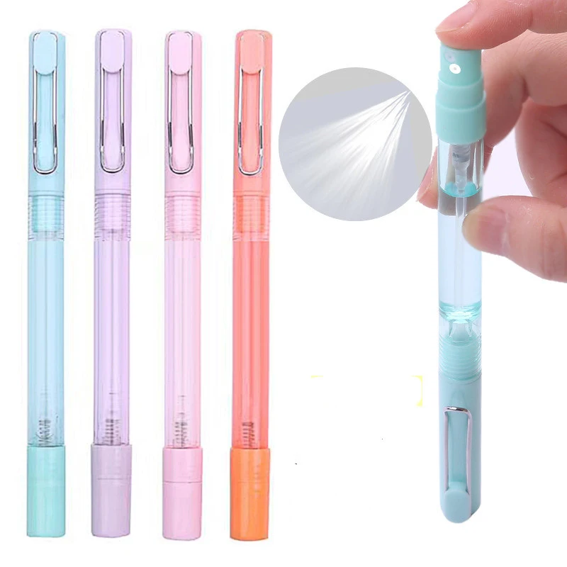 

1PC Epidemic Prevention Disinfection Pen New Multi-Function Spray Gel Pen Macaron Learning Writing Supplies