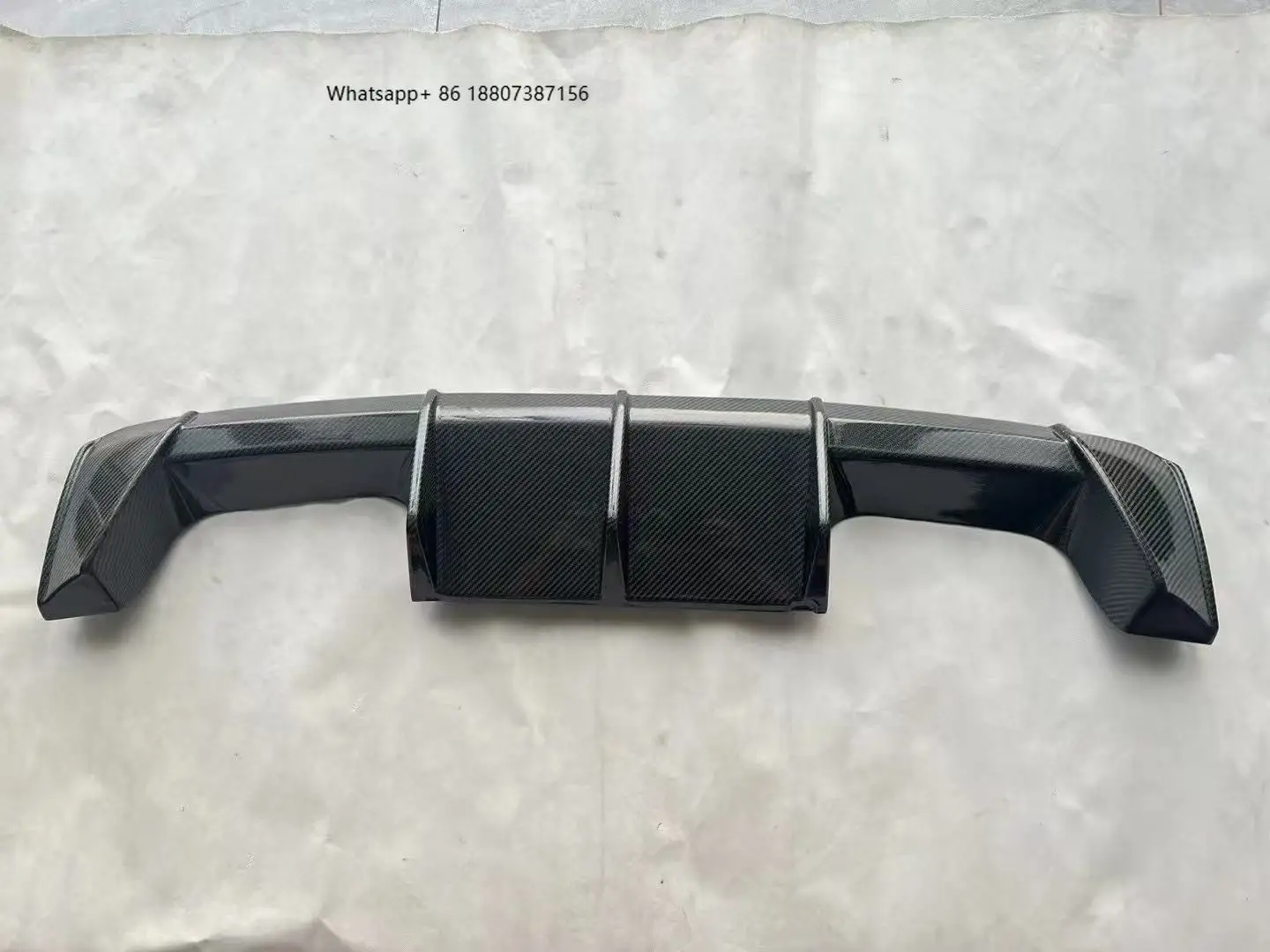 

Yaochi for M3 M4 G80 G82 Dry Carbon Bolt-On Rear Lip Bumper with Exhaust Cut-Outs Protection New Condition Universal Fitment