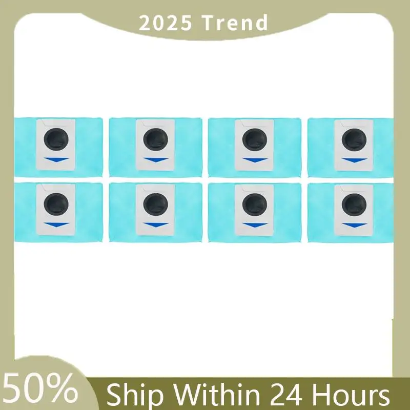 8 sztuk zamiatarka worek na kurz dla Ecovacs DEEBOT X1 OMNI/T10 OMNI akcesoria Robot odkurzacz wymiana części zamiennych akcesoria