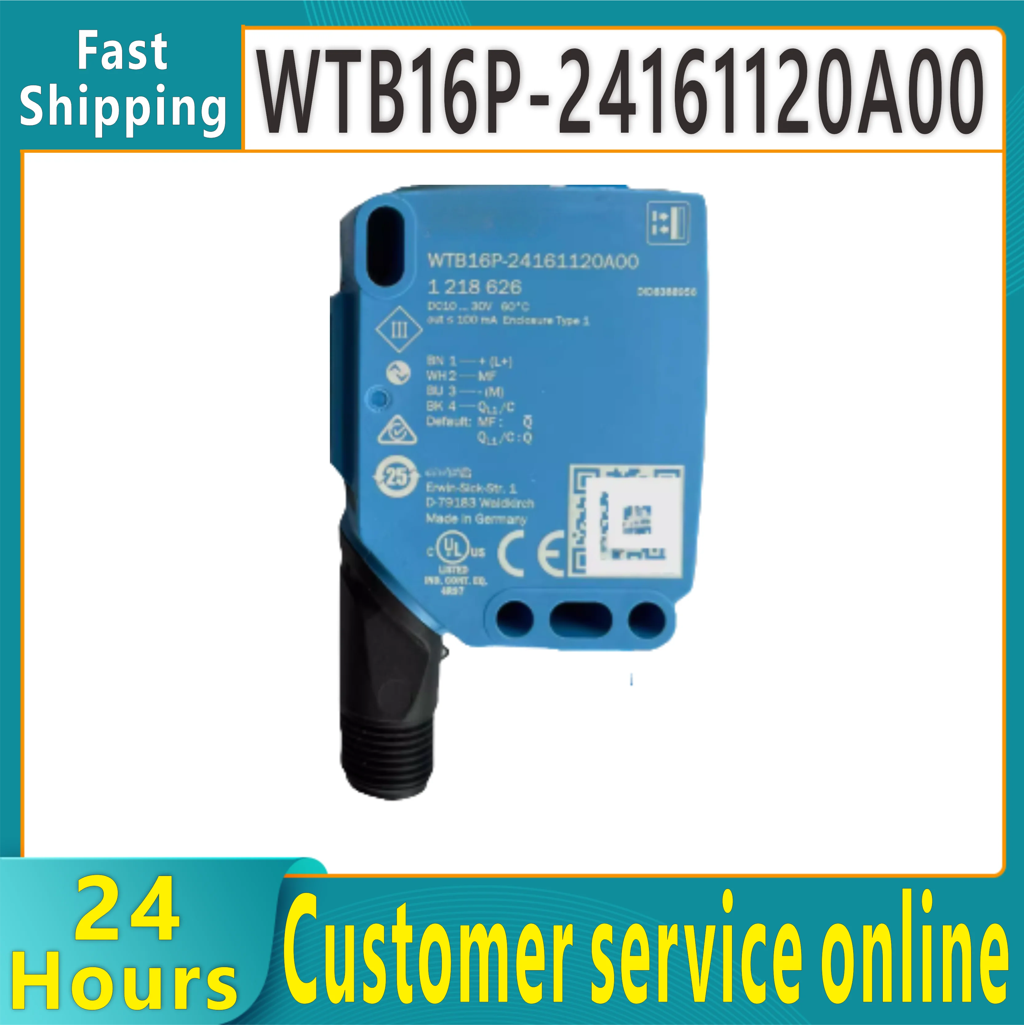 Brand new original 1218626 WTB16P-24161120A00 sensor WS/WE45-R260