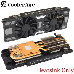 GTX1070 GTX1080 Video Card Heatsink For EVGA GTX 1070 1080 Replacement Graphics Card GPU Heatsink
