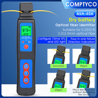 COMPTYCO AUA-40A/AUA-40D Active Optical Fiber Identifier Fiber Optic Cable Tester Detector With 10mw Visual Fault Locator / LED
