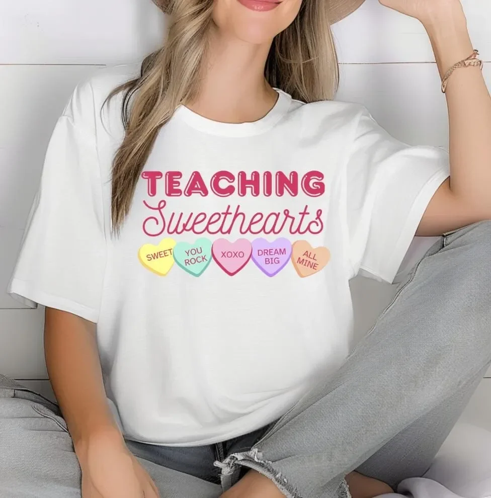 Valentines Day Teacher T Shirt Teaching s Cute Valentine