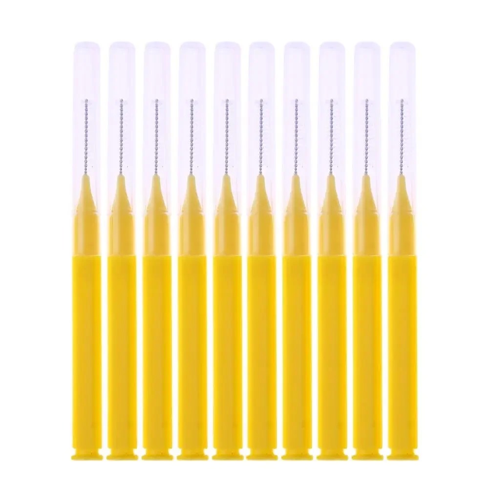 8 قطعة/المجموعة I على شكل فرشاة بين الأسنان الخيط الأسنان المنظفات بين الأسنان تقويم الأسنان فرشاة أسنان مسواك أداة العناية بالفم #5
