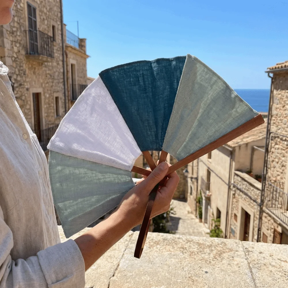 Hand Fan Embroidered Spanish Folding Fan Hanging Vintage Handmade Fan Portable Multipurpose Decorative Fan Photography