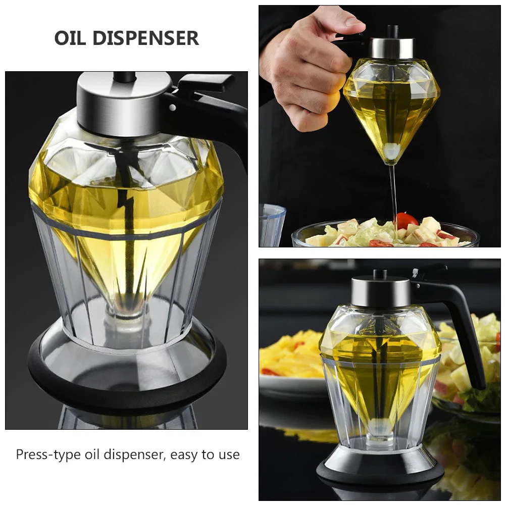 

Vinegar Dispenser Oil Can Container Dispener Household Press Style Containers Glass Soy Sauce Bottle